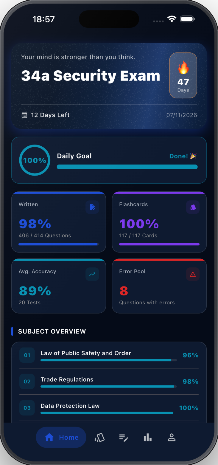 34A Training App — Overview